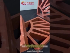 Đất nung đỏ Đất sét rỗng Gạch tường màn hình ngoài trời Breeze Blocks