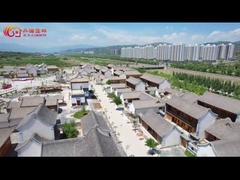 Ngôi đền mái ngói bằng đất sét tráng men Gazebo mái ngói truyền thống của Trung Quốc