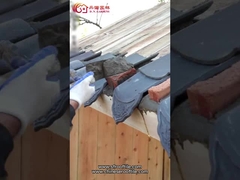 Nhà ở truyền thống Ngói cổ Trung Quốc mái ngói mờ không tráng men