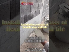 Tấm ốp gạch đất sét dẻo MCM Stone cho tường biệt thự ngoại thất Có thể tùy chỉnh