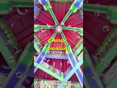 Bàn gỗ ngoài trời bằng tay Pergola Trung Quốc Khu vườn Hexagon gỗ Gazebo