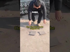 Gạch mái nhà phẳng bằng đất sét không sơn cho vườn Pavilion Art Partitions And Background Wall Decoration