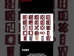 Thiết kế tường Terracotta Hull Breeze Blocks Kháng đông