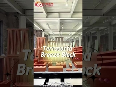Xây dựng vật liệu thổi gió Brix Block cho tường trang trí Terracotta gạch rỗng