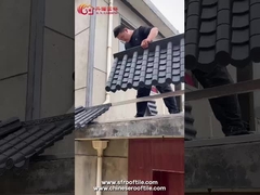 Giá rẻ nhựa nhựa PVC gạch mái nhà cổ Trung Quốc