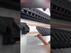 Mái ngói nhựa PP nhẹ phong cách truyền thống Trung Quốc với trang trí sườn núi