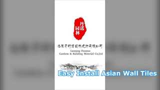 Mái hiên kiểu mô-đun kiểu châu Á Dễ dàng lắp đặt mái ngói nhựa