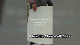 Gạch đất sét dẻo cho những bức tường tuyệt đẹp