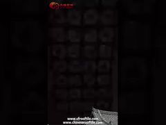 Tường sân vườn hiện đại Gạch đục lỗ màu đỏ
