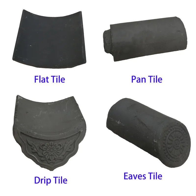 Gạch mái nhà thờ cho kiến trúc truyền thống Nhật Bản Trung Quốc Hàn Quốc mái đất sét Ridge Gạch mái nhà trang trí