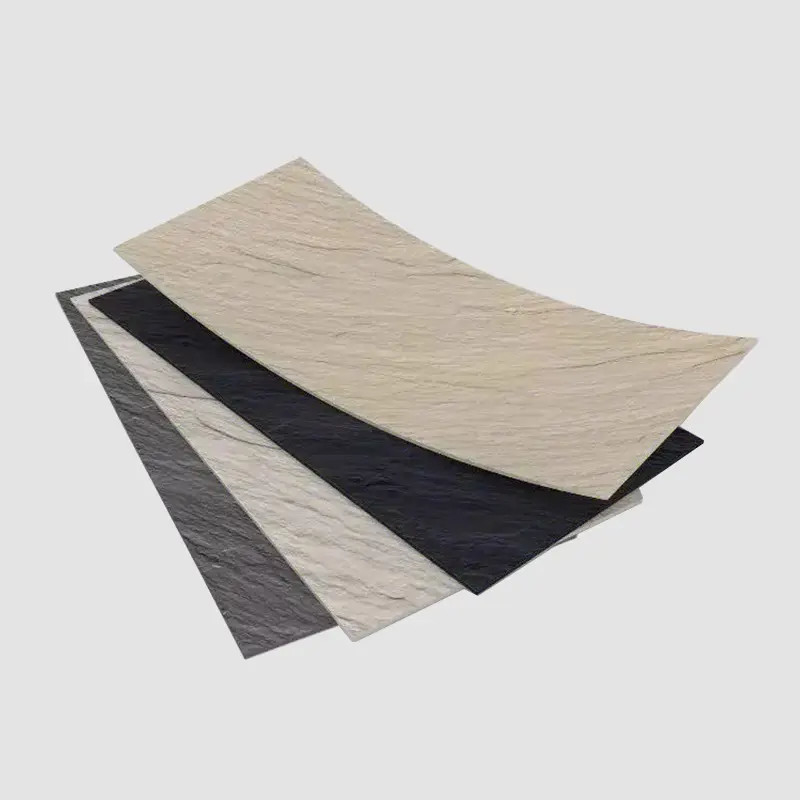 Bảo mật 3/4mm gốm đá phiến tường mềm linh hoạt bên ngoài mềm với sự đơn giản hiện đại