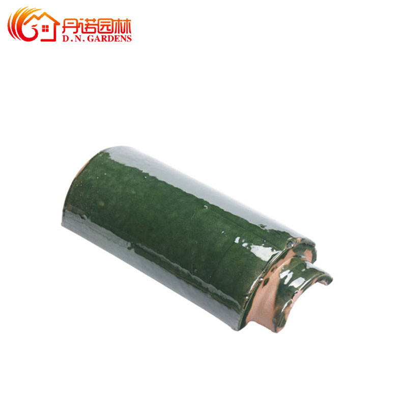 Gạch mái ceramic kính Trung Quốc 180 * 180mm Gạch xanh sống động chống thời tiết cho mái chùa