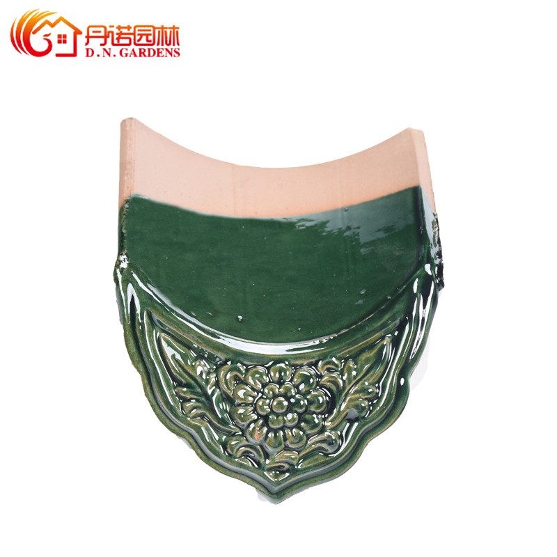 Lớp gạch mái bằng thủy tinh theo phong cách cổ đại của Trung Quốc cho khu vườn và các tòa nhà hiện đại bằng Terracotta