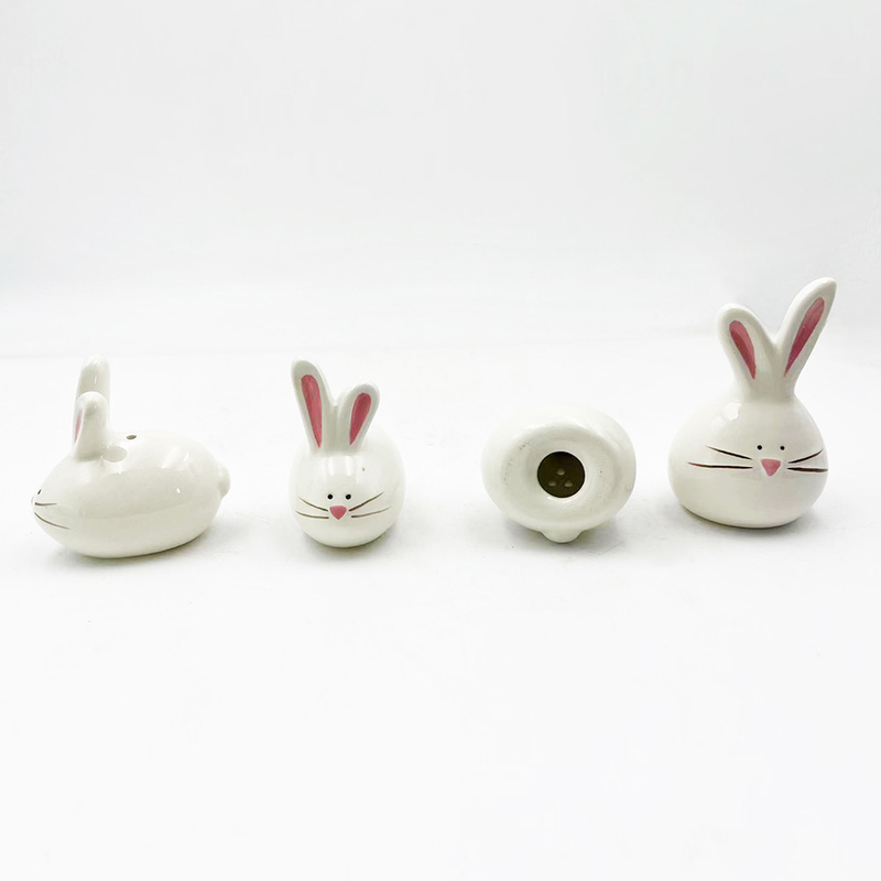 Chiếc thỏ porcelain phong cách hình con thỏ gốm trang trí lễ Phục sinh quà tặng cho nhiều mục đích