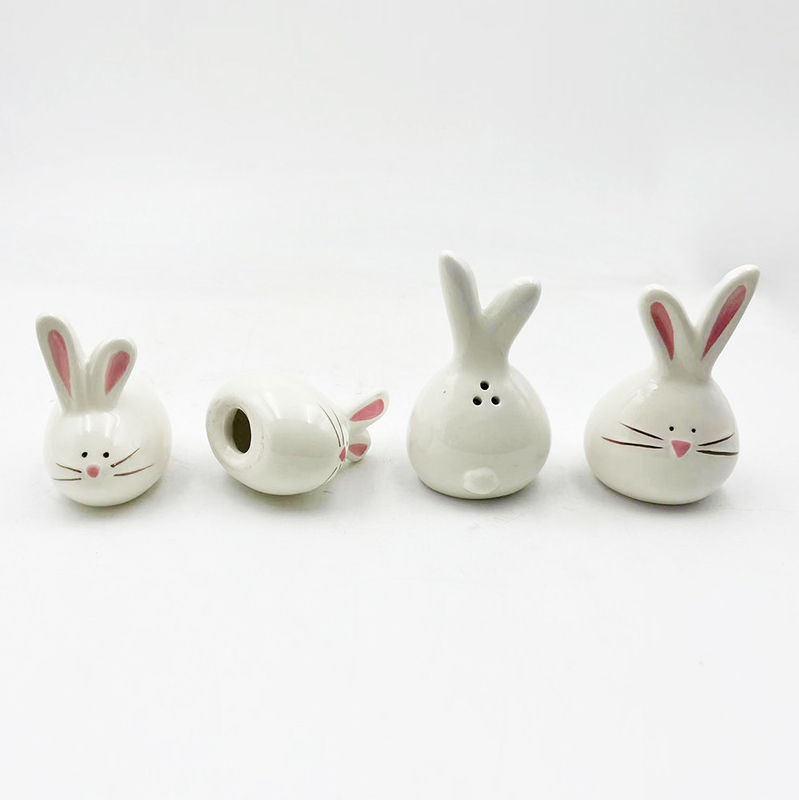 Chiếc thỏ porcelain phong cách hình con thỏ gốm trang trí lễ Phục sinh quà tặng cho nhiều mục đích