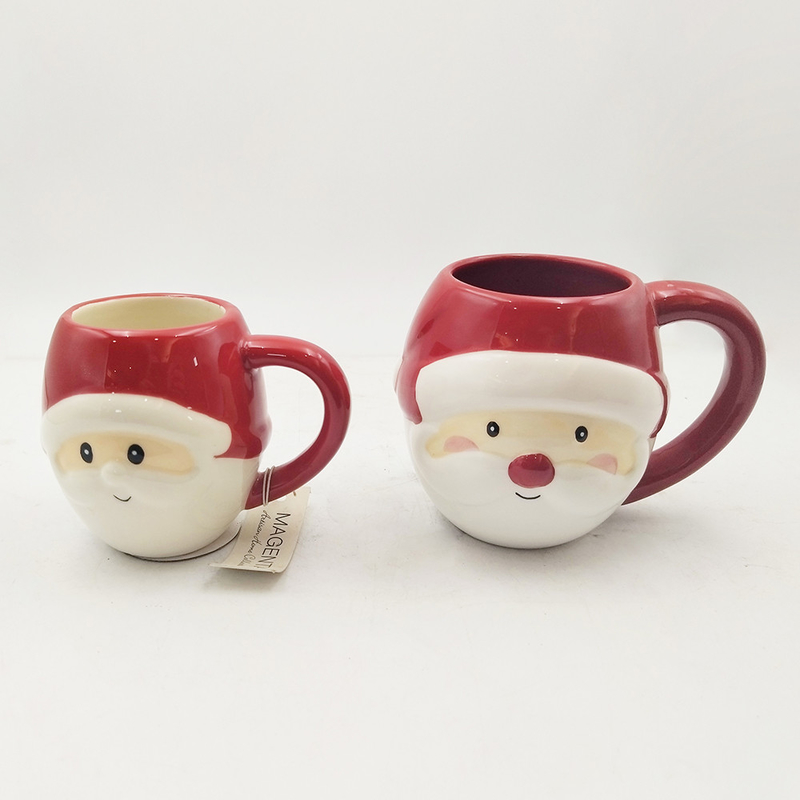 Động vật gốm tùy chỉnh dễ thương 3D Face Cups Sơn tay Cup cà phê mới mẻ Cho quà nhà hàng nhà