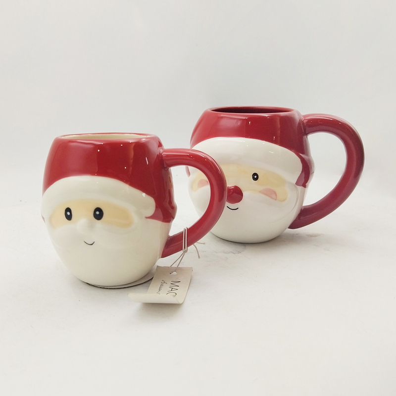 Động vật gốm tùy chỉnh dễ thương 3D Face Cups Sơn tay Cup cà phê mới mẻ Cho quà nhà hàng nhà