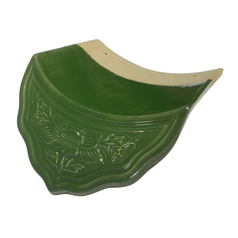 Lớp gạch mái kính Terracotta theo phong cách cổ đại của Trung Quốc cho khu vườn và các tòa nhà hiện đại
