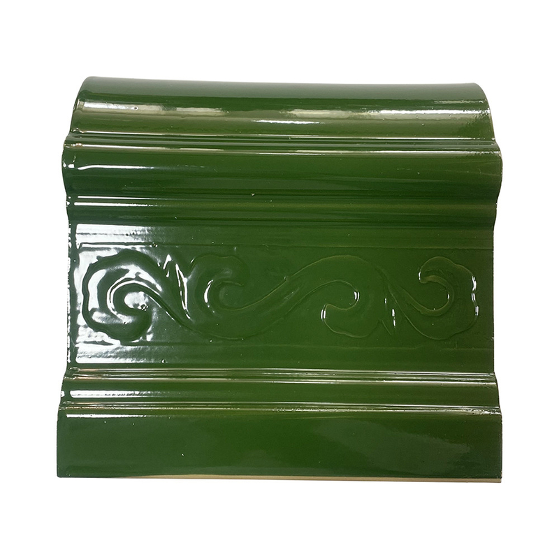 Lớp gạch mái kính Terracotta theo phong cách cổ đại của Trung Quốc cho khu vườn và các tòa nhà hiện đại