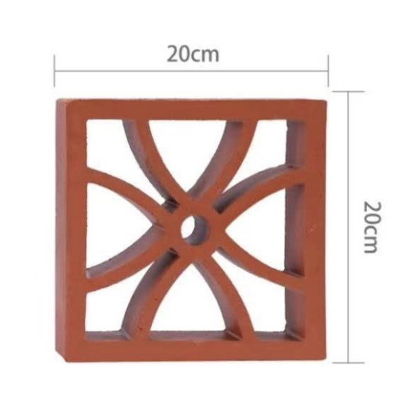 Xây dựng vật liệu Bảng thông gió cho tường trang trí Terracotta gạch rỗng