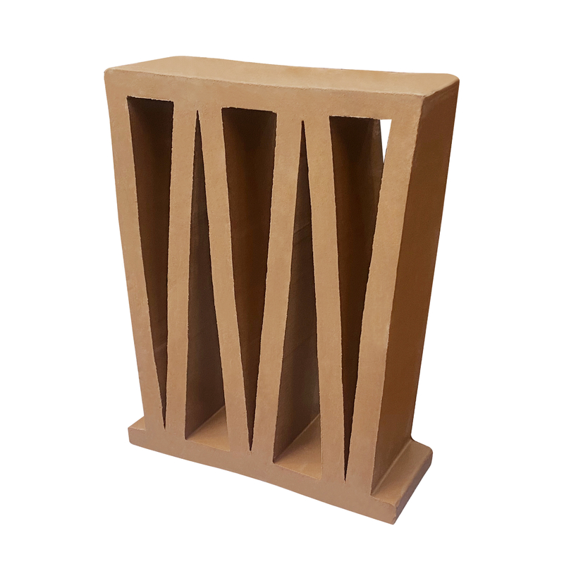 Mặt tiền Terracotta Đỏ gạch đất sét xây dựng Brix Block cho nhà Cửa hàng cà phê & văn phòng trang trí