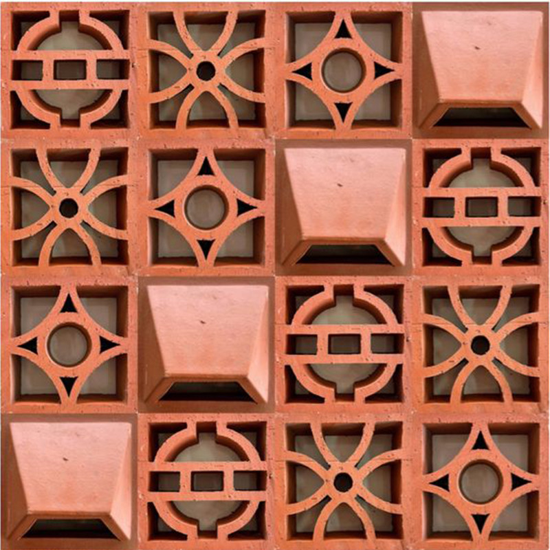 Flower Breeze Block Cao chất lượng vật liệu xây dựng gốm đỏ gạch xây dựng gạch giao hàng nhanh chóng