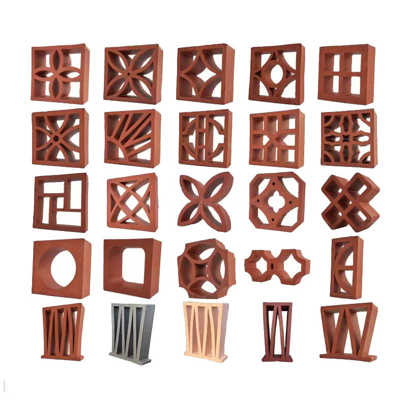 Flower Breeze Block Cao chất lượng vật liệu xây dựng gốm đỏ gạch xây dựng gạch giao hàng nhanh chóng