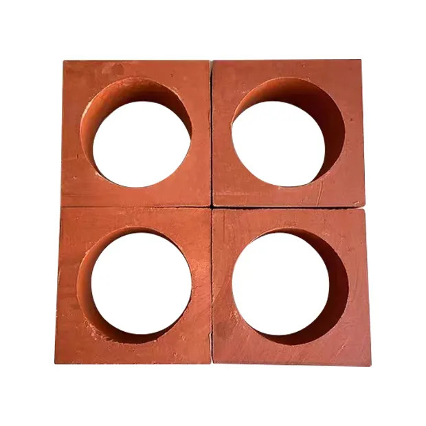 Hawaii Screen Tile Chất liệu xây dựng gạch đất sét chất lượng cao Đường gạch xây dựng Bông gió đỏ Đường gạch xây dựng nhanh chóng giao hàng