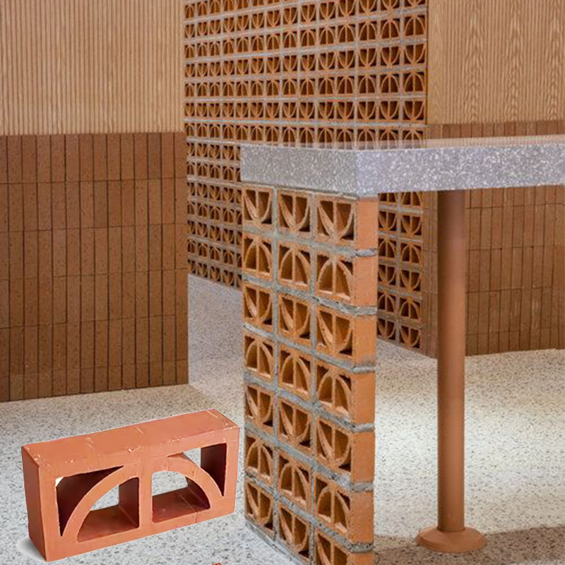 Xây dựng vật liệu trang trí tường ốp gạch Terracotta Breeze Block cho nhà bếp văn phòng nhà và mở tường