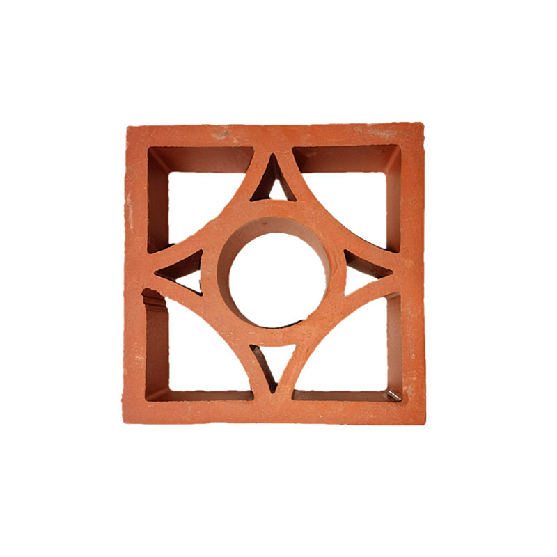 Trang trí bên ngoài Bức tường rỗng Bánh gió Terracotta Ventilation gạch đất sét