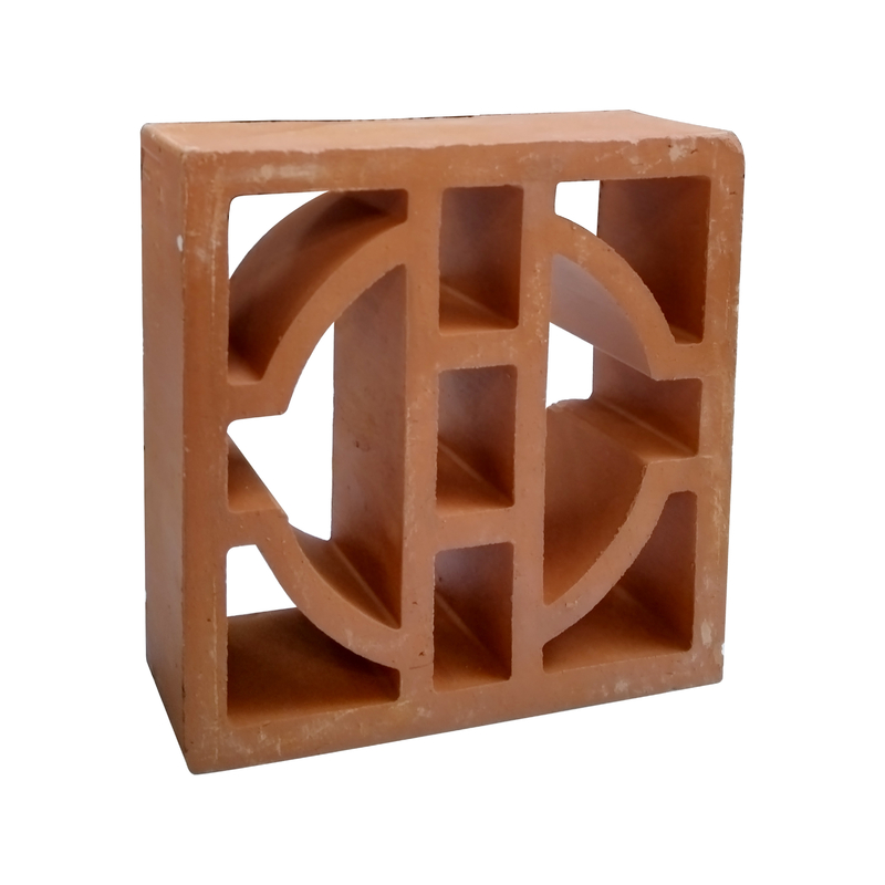 Ventilation Screen Breeze Block Building Materials Red Clay Made In China Nhà sản xuất gạch gạch xây dựng