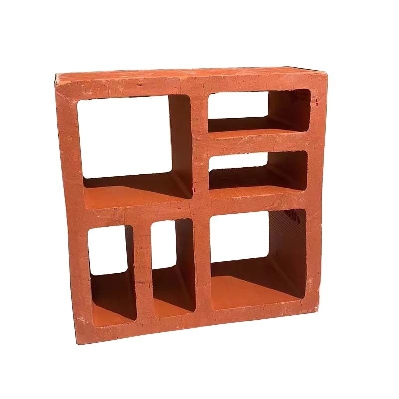 Ventilation Screen Breeze Block Building Materials Red Clay Made In China Nhà sản xuất gạch gạch xây dựng