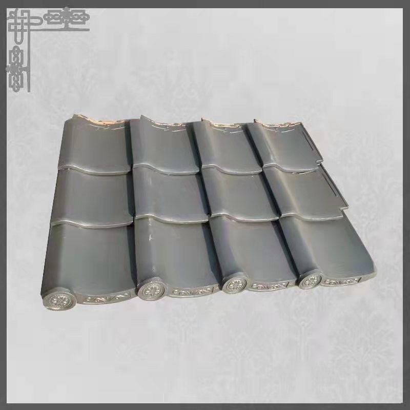 Nhà thờ châu Á Pavilion Villa phong cách Nhật Bản Classic mái kính cổ xưa Traditional Clay Roof Tile