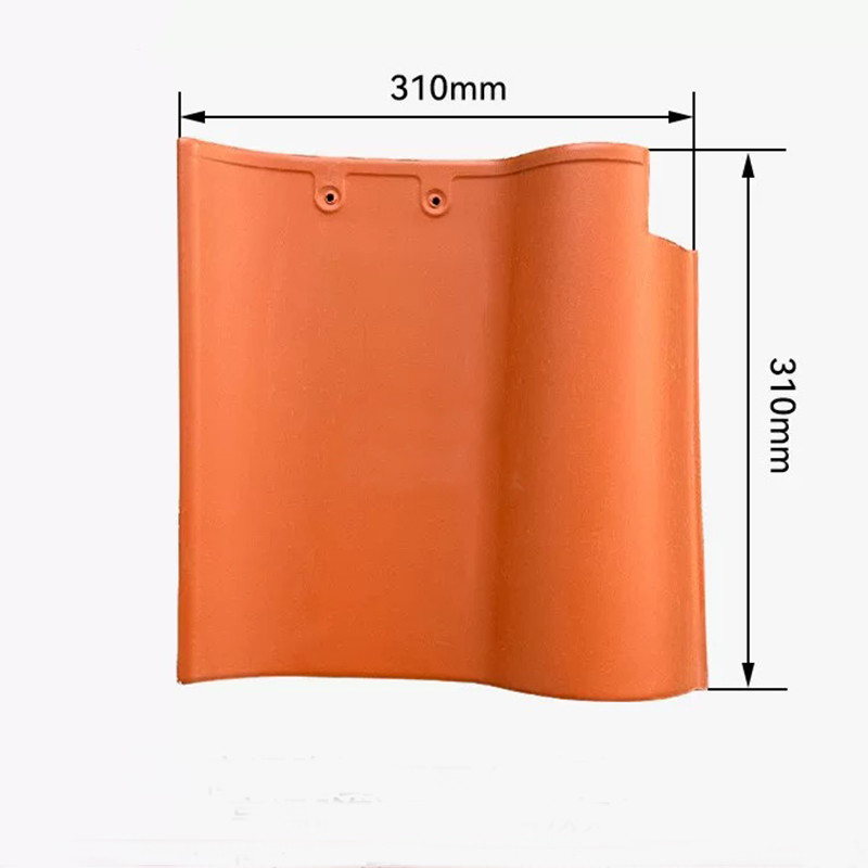 Thạch mái hình S gốm Tây Ban Nha Terracotta Đỏ đất sét bền phong cách Địa Trung Hải lý tưởng cho dự án mái nhà dân cư