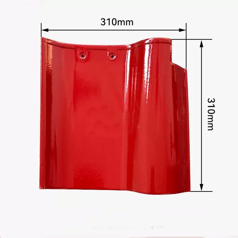 Đá mái S-Curve Tây Ban Nha cao cấp Đỏ chất lượng cao gốm chống thời tiết thiết kế hoàn hảo cho ngôi nhà truyền thống