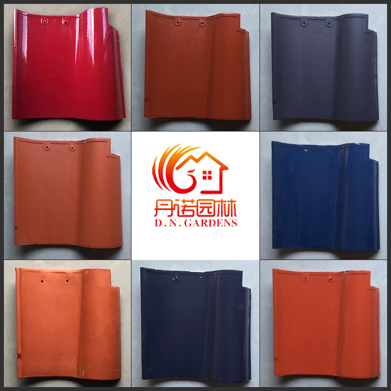 Lớp gạch mái nhà S-Curve bền Tây Ban Nha Màu sắc phong phú Gốm chất lượng cao Cải thiện cấu trúc mái nhà của bạn