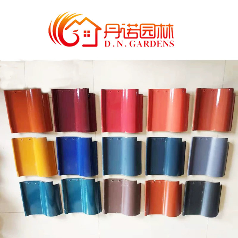 Thạch mái gốm hình chữ S Tây Ban Nha Màu sắc khác nhau Vật liệu bền cho mái nhà dân cư và thương mại
