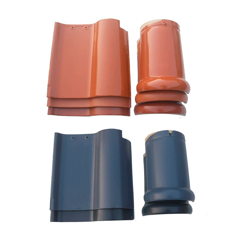 Gạch mái nhà S-Curve cổ điển Tây Ban Nha gạch đất sét chống thời tiết thẩm mỹ truyền thống lâu dài cho nhà và tòa nhà