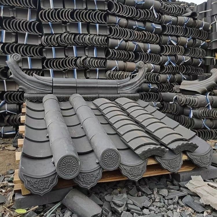 Các vật liệu gạch mái nhà thờ đất sét xám Trung Quốc chất lượng cao hơn để bảo vệ lâu dài