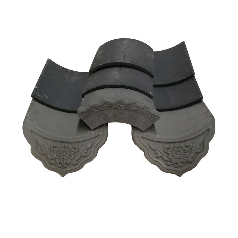 Ống mái đất sét màu xám chống thời tiết 180 * 180mm Ứng dụng cổ điển với hiệu suất vượt trội