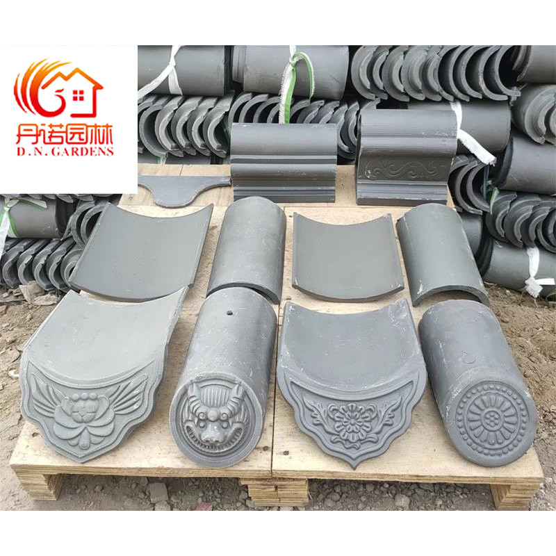 Giải pháp mái nhà đất sét màu xám tùy chỉnh gạch Trung Quốc được chế tạo hoàn hảo cho ngôi nhà của bạn