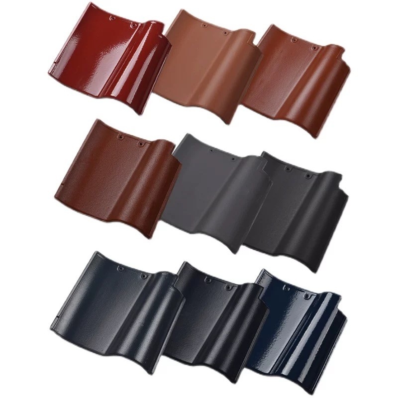 Gạch mái đất sét gốm Tây Ban Nha được sản xuất tại Trung Quốc Các vật liệu xây dựng nhà máy Kiến trúc biệt thự mái nhà