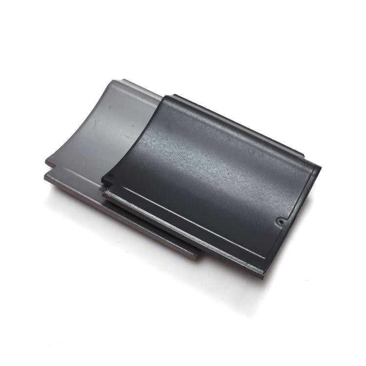 Gạch mái nhà gốm kiểu Nhật Bản 310 * 310 Smokey Grey Cho các tòa nhà cổ điển