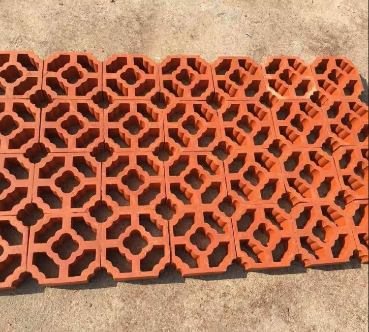 Hoa mặt trời bên ngoài Nội thất tường Terracotta Brix Blocks Garden Panel Mặt tiền gạch