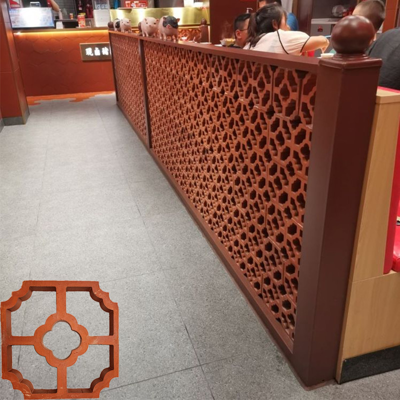 Hoa mặt trời bên ngoài Nội thất tường Terracotta Brix Blocks Garden Panel Mặt tiền gạch