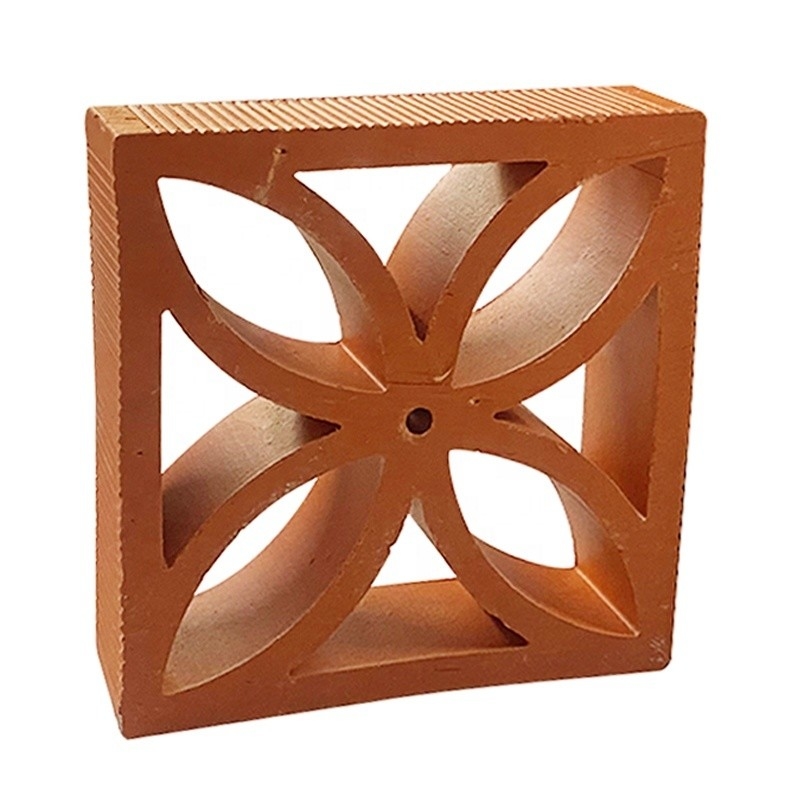 Đồ gạch lửa terracotta lỗ đỏ phong cách truyền thống cửa sổ Trung Quốc trang trí gạch rỗng