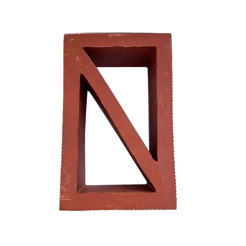 Terracotta đỏ rỗng đất sét gạch hình chữ nhật trang trí khối cho tường vườn cách nhiệt nhiệt 800 độ Centigrade giá cả phải chăng