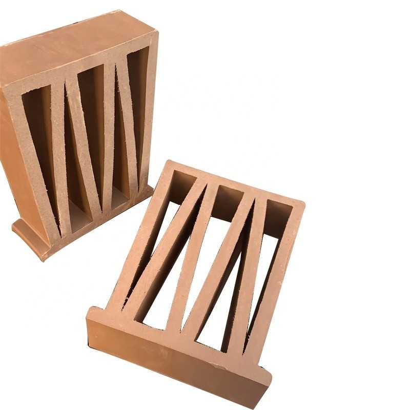 Matt bề mặt Terracotta Breeze Blocks tấm cho hình M vàng gạch đất sét và tấm màn gió