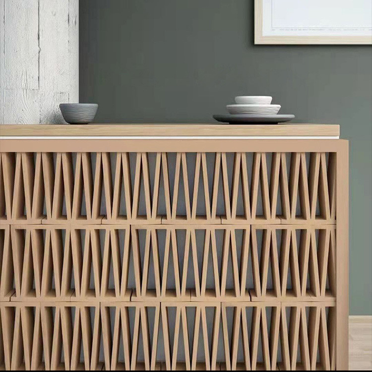 Terracotta Breeze Block Mold M Shape Wall Panel Nội thất trang trí Đồ gạch lửa cho thiết kế trang trí lỗ ngoài trời
