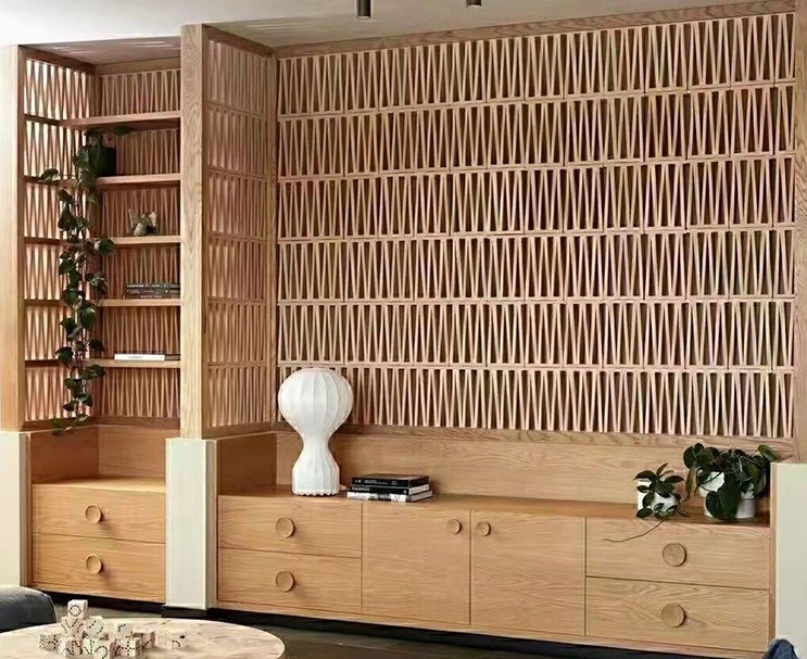 Matt bề mặt Sintered kỹ thuật trang trí gạch tường khối để thông gió trong quán cà phê và nhà hàng Trung Quốc thiết kế nội thất